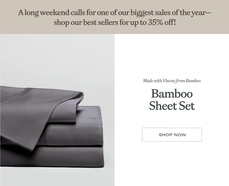 Shop The Bamboo Sheet Set!