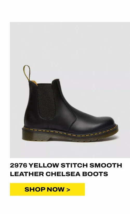 2976 YELLOW STITCH SMOOTH LEATHER CHELSEA BOOTS