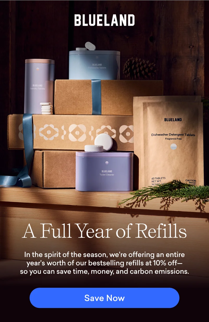 Save 10% on a full year of refills
