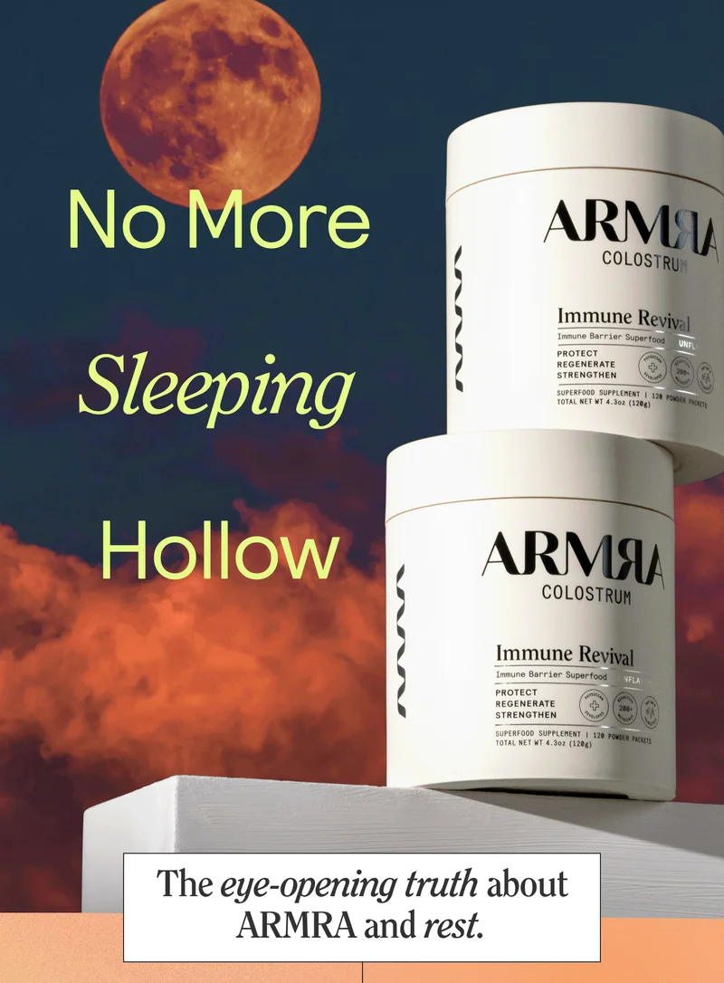 No More Sleeping Hollow. The eye-opening truth about ARMRA and rest.