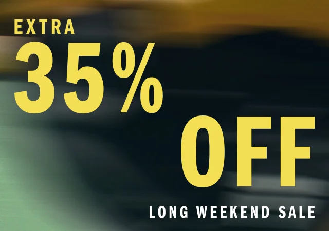 35% Off Long Weekend Sale