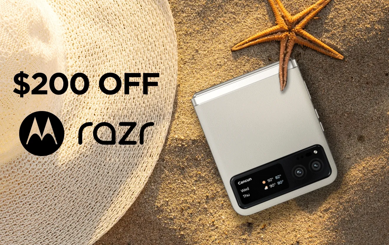 motorola razr $200 OFF