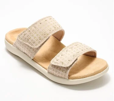 Revitalign Orthotic Suede Memory Foam Sandals - Muse