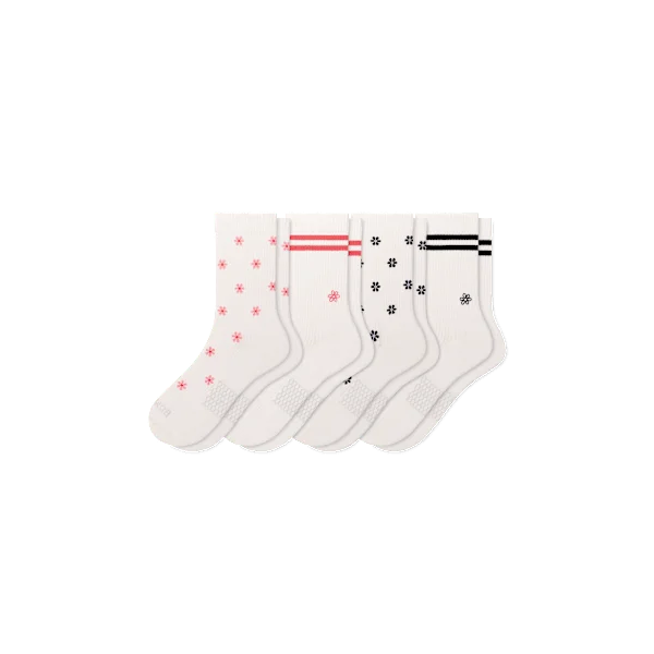 Women's Modern Rib Half Calf Sock 4-Pack