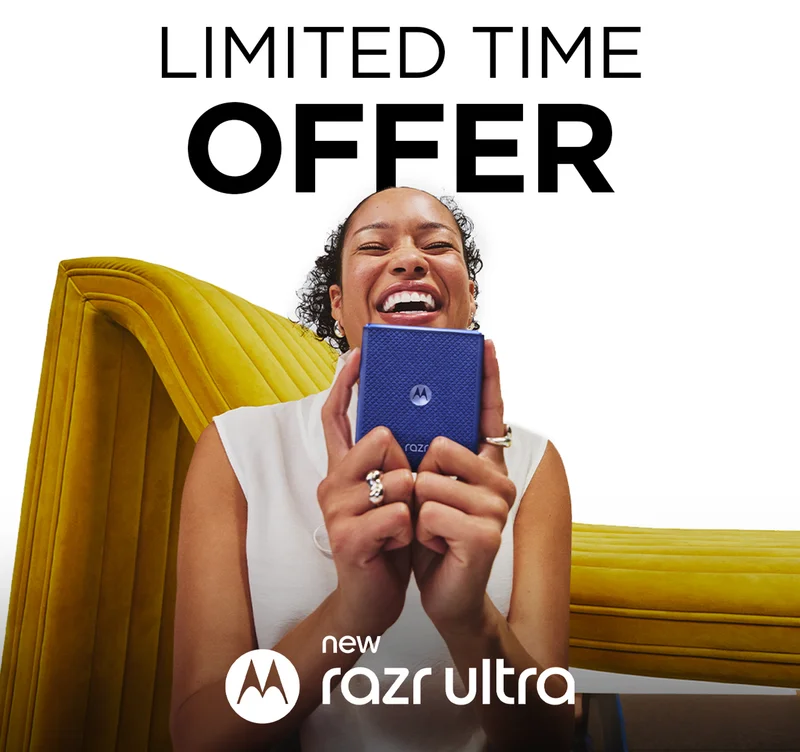 LIMITED TIME OFFER - new razr ultra