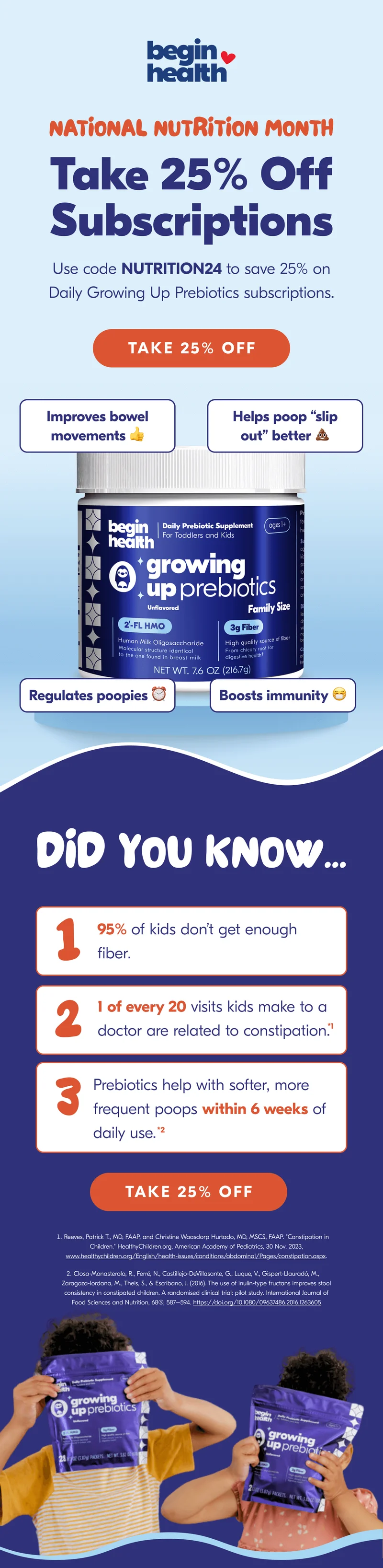 Take 25% off for National Nutrition Month with code NUTRITION24