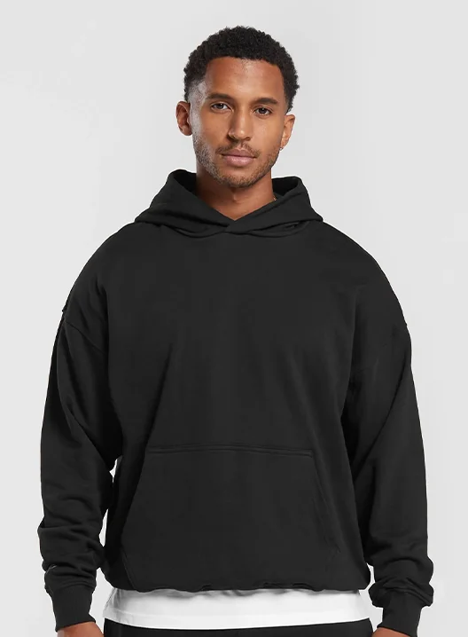 REST DAY ESSENTIALS HOODIE - Black