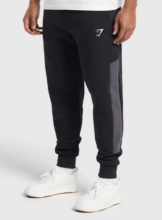 PIQUE JOGGERS - Black/Onyx Grey