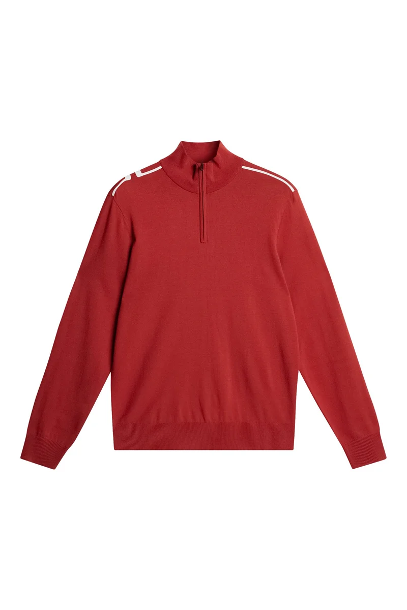 Image of Mac Knitted Zip Sweater / Bossa Nova