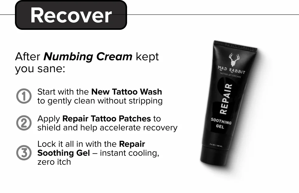Recover After Numbing Cream kept you sane: