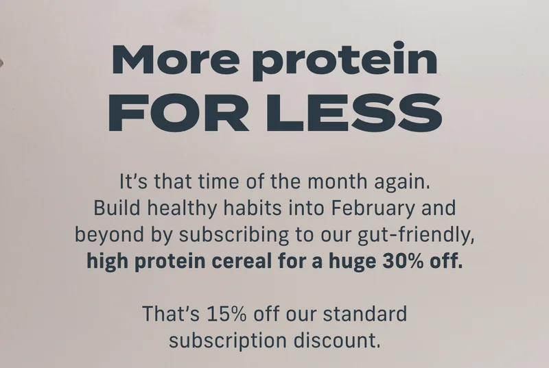 More protein for less