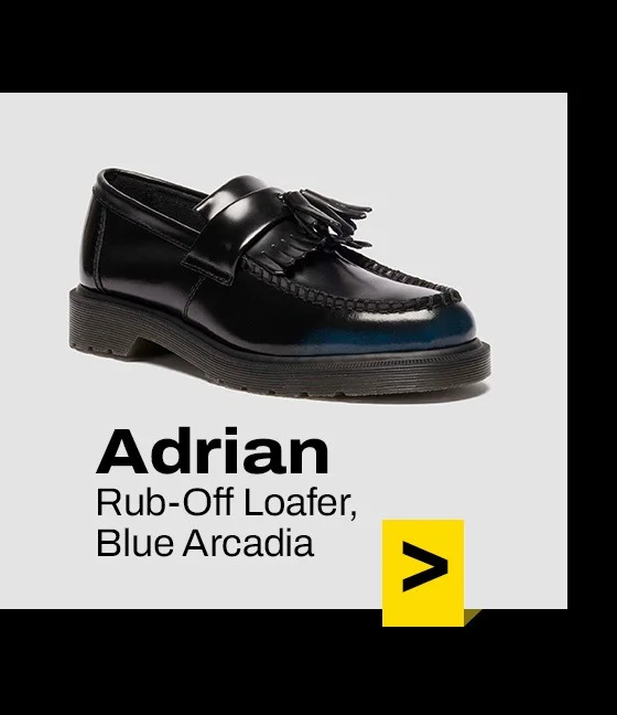 14573401 Adrian Arcadia Rub-off Leather Tassel Loafers - Navy Arcadia