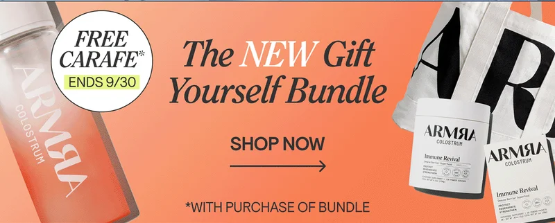 Free Carafe. Ends 9/30/. The New GIFT Yourself Bundle. Shop Now. *With purchase of bundle.