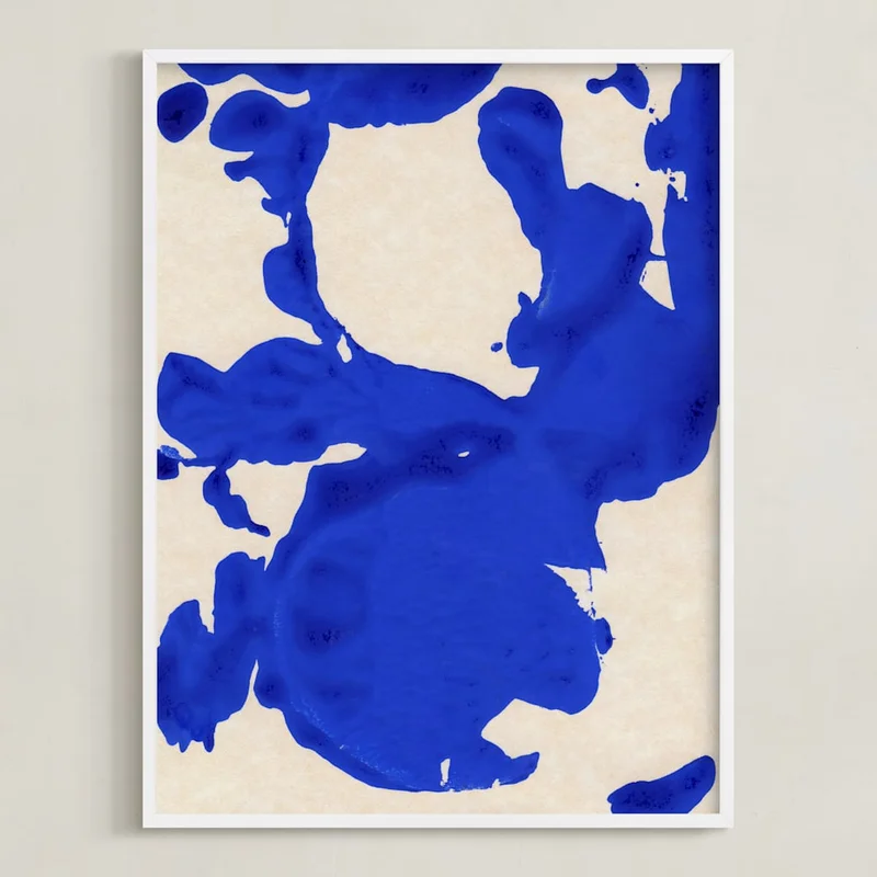 Blue Ink Ocean Limited Edition Fine Art Print 2 by cyrille gulassa | Minted
