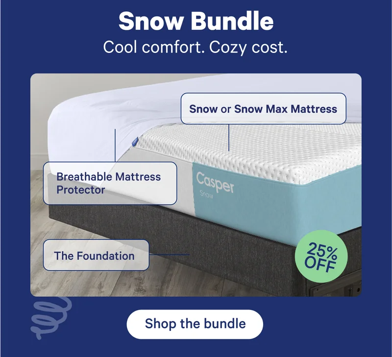 Snow Bundle; Cool Comfort. Cozy cost.