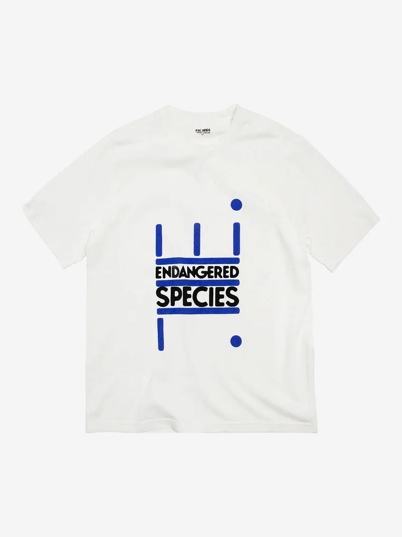 Image of Magic Castles Endangered Species Short Sleeve T-Shirt - Off White