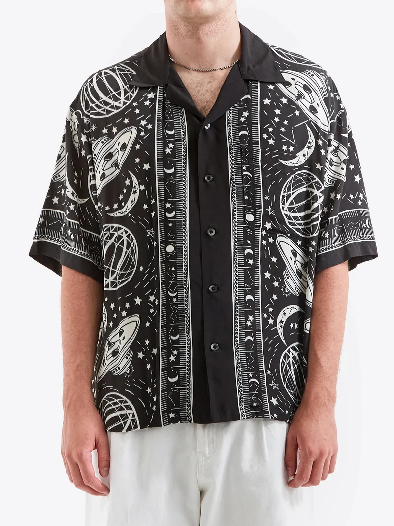 Neighborhood Cosmic Hawaiian Short Sleeve Shirt