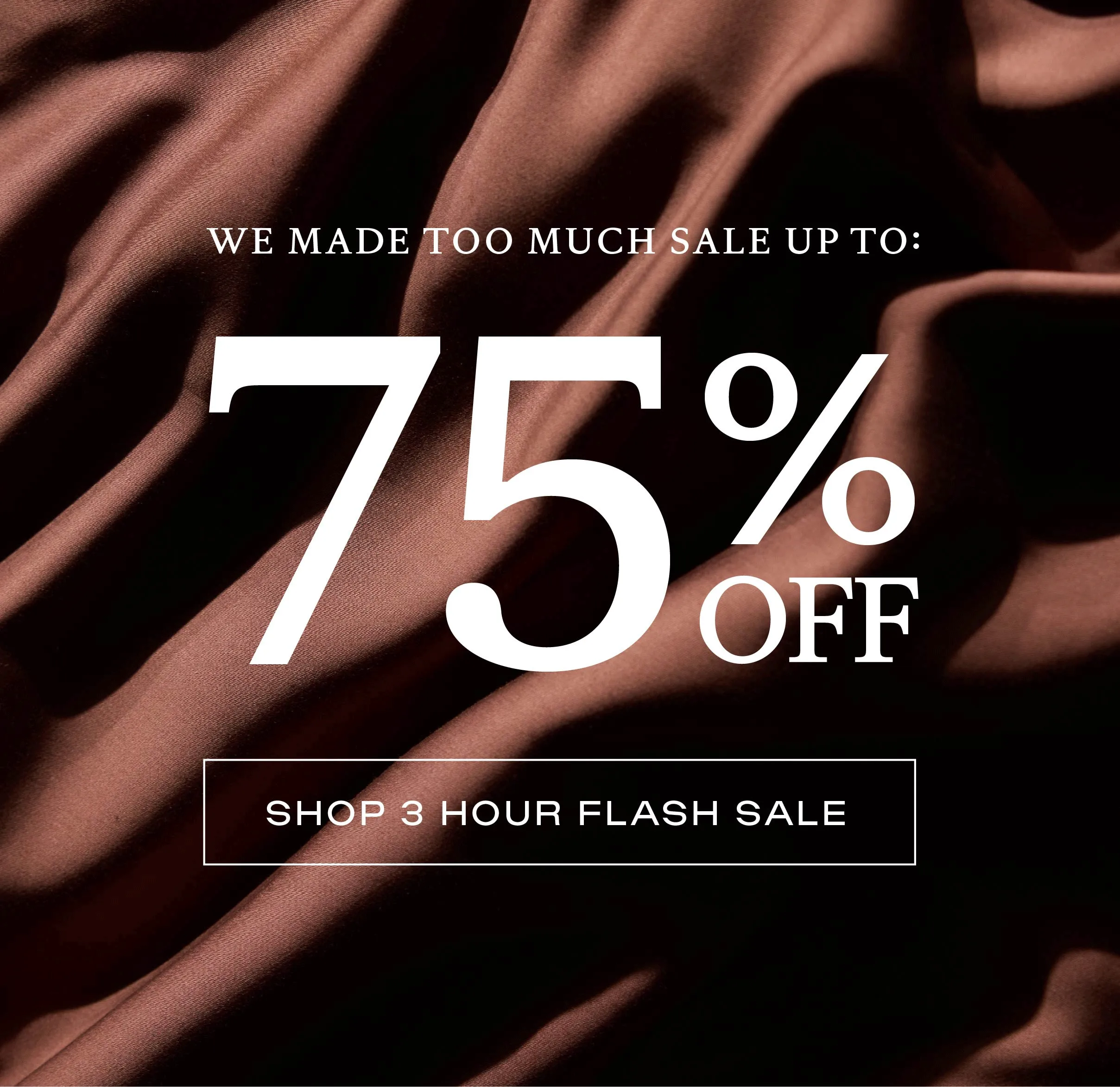 Up to 75% Off Sale