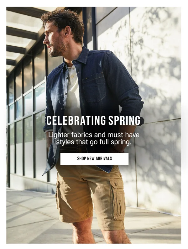 Celebrating Spring. Lighter fabrics and must-have styles that go full spring. Shop New Arrivals.