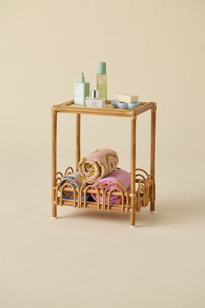 Zoe Looping Rattan Storage Side Table