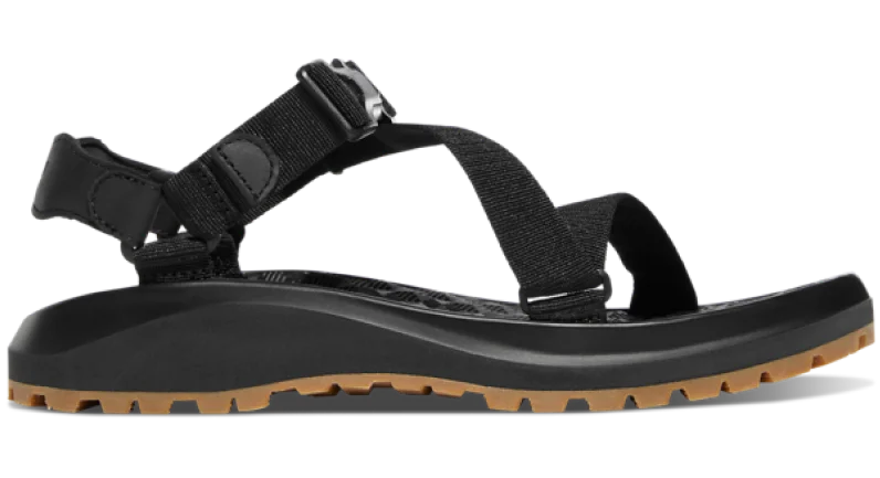 Pictured: Wallowa Nylon Sandal in Black - Available in Men's and Women's