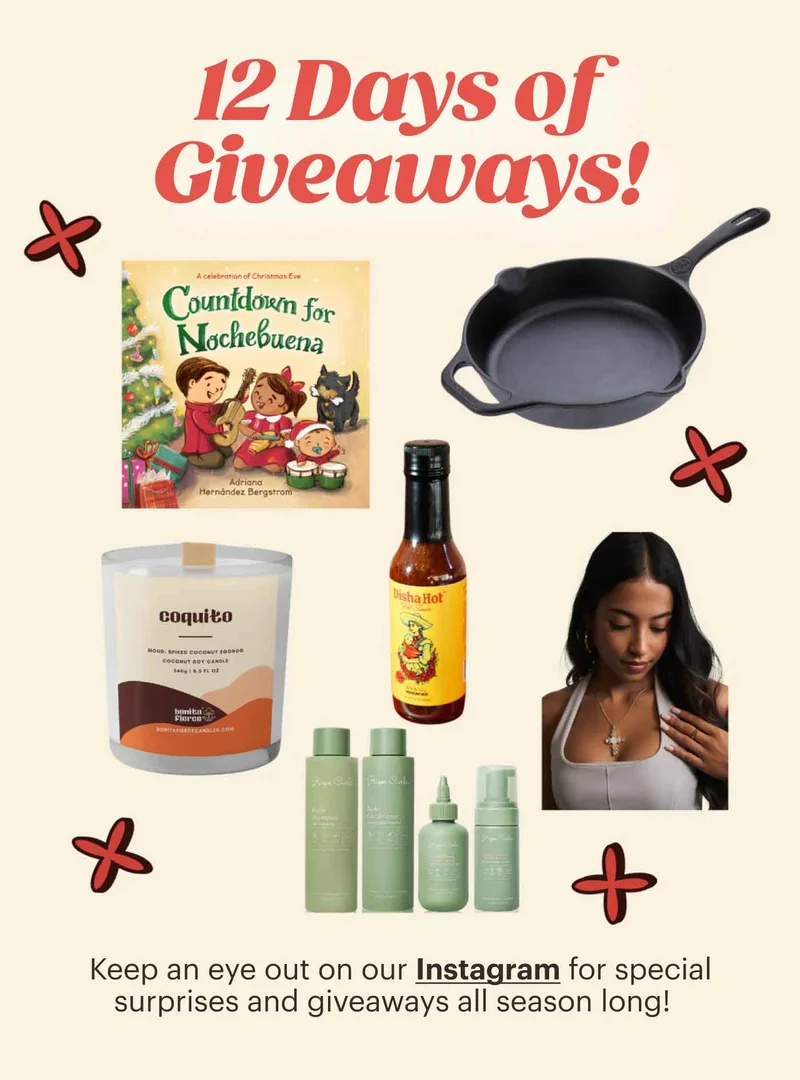12 Days of Giveaways! Keep an eye out on our Instagram for special surprises and giveaways all season long!