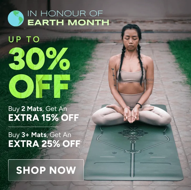 In honour of Earth Month: Up to 30% off Liforme Yoga Mats
