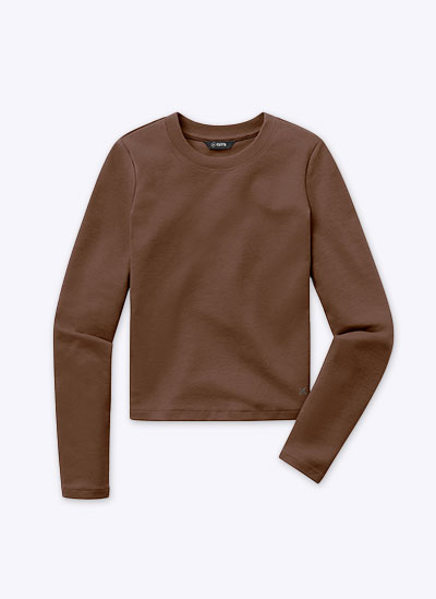 Mocha Long Sleeve Tee