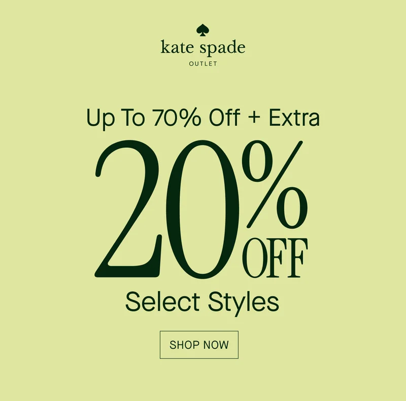 Up to 70% off + extra 20% off select styles. Shop Now