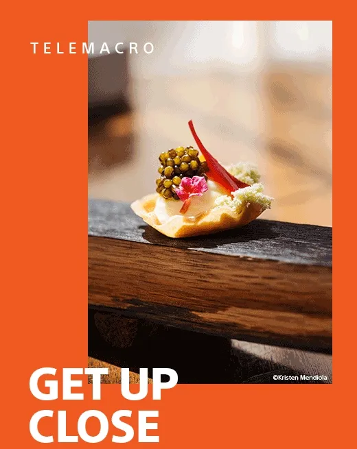 TELEMACRO | Get up close: zoom in on small objects and capture amazing detail even from a distance