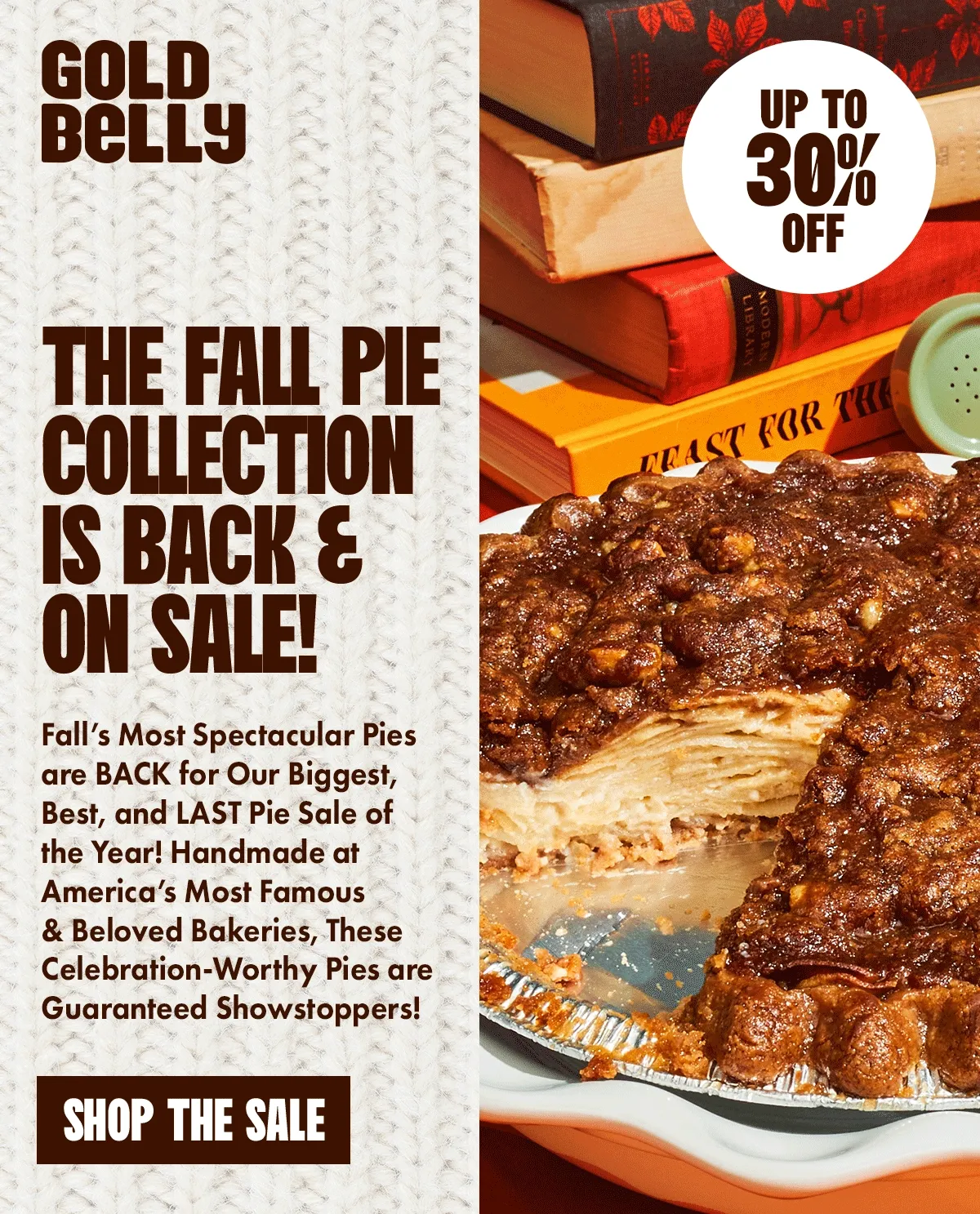 The Fall Pie Sale The Fall Pie Sale