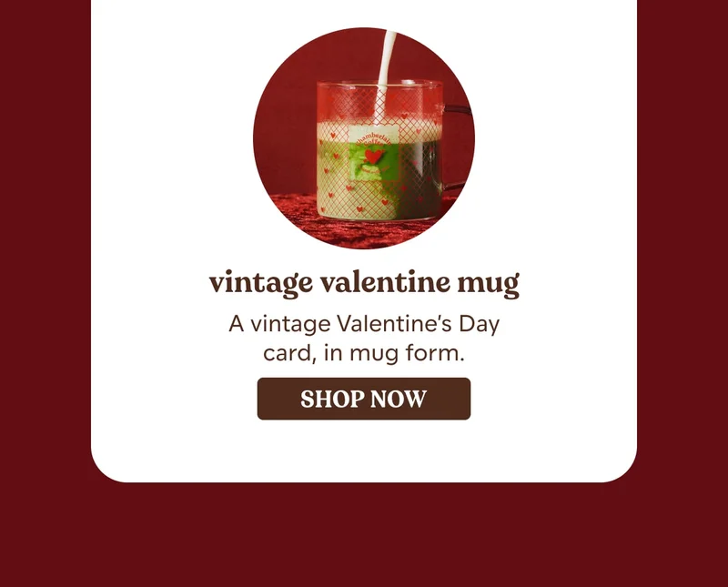 happy valentine's day love chamberlain coffee