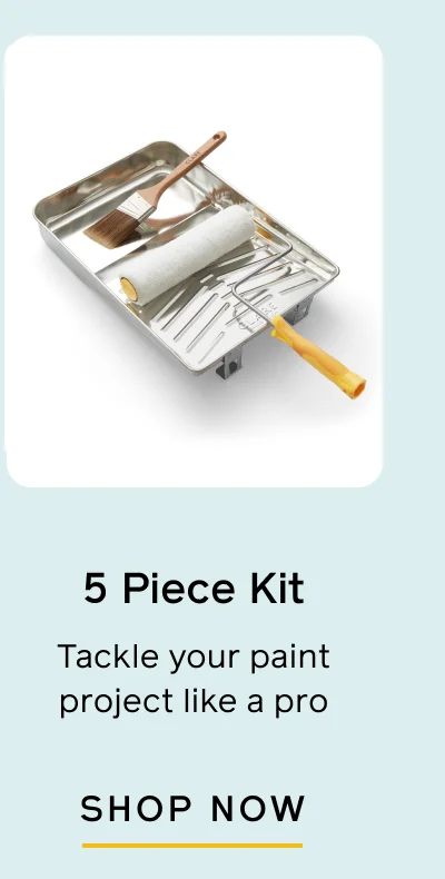 5 piece kit: Tackle your paint project like a pro. SHOP NOW