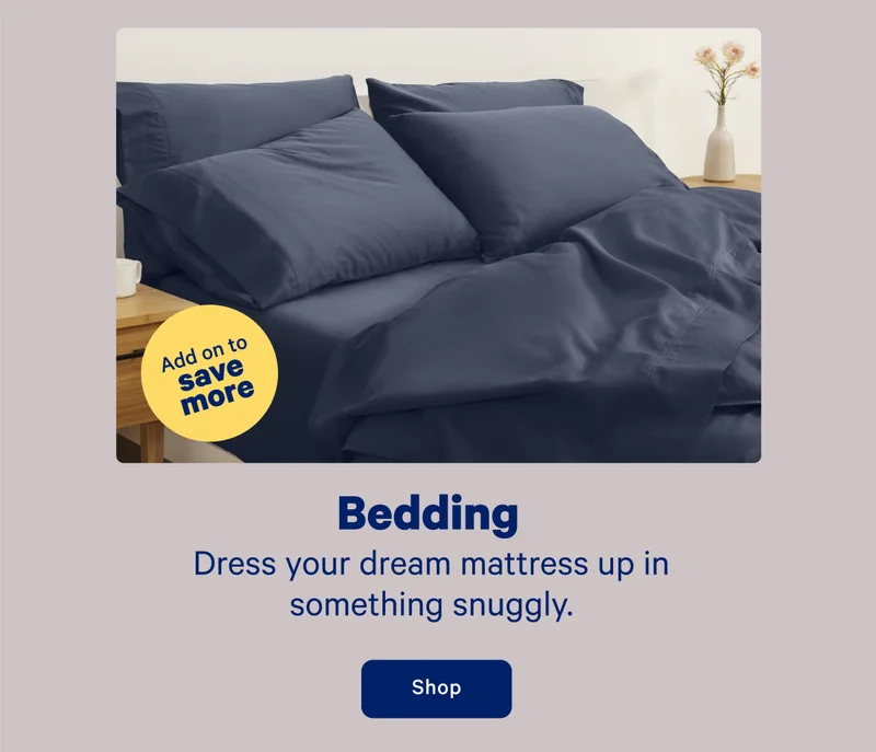 Bedding; Dress your dream mattress up in something snuggly.
