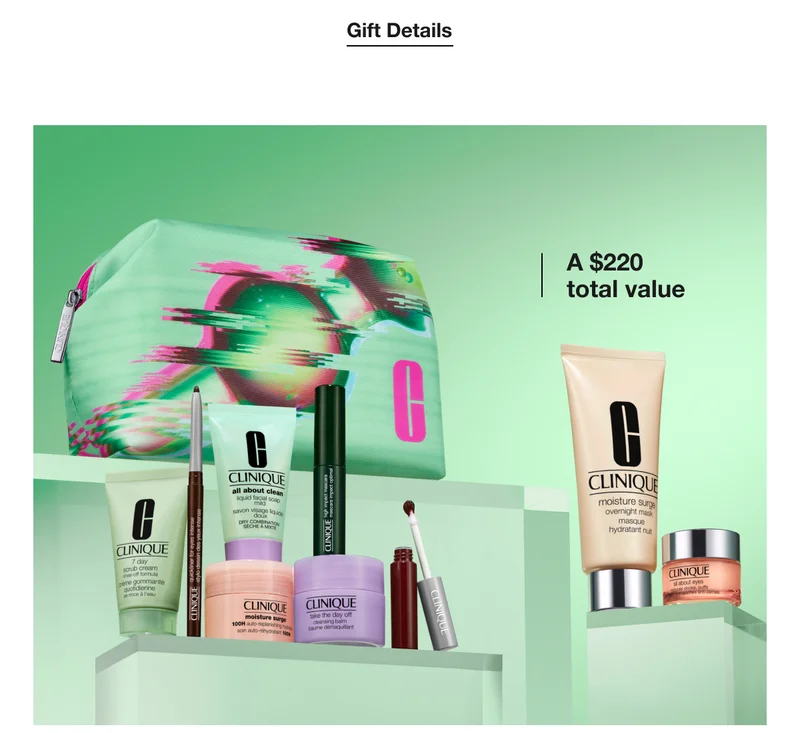 Gift Details | A $220 total value