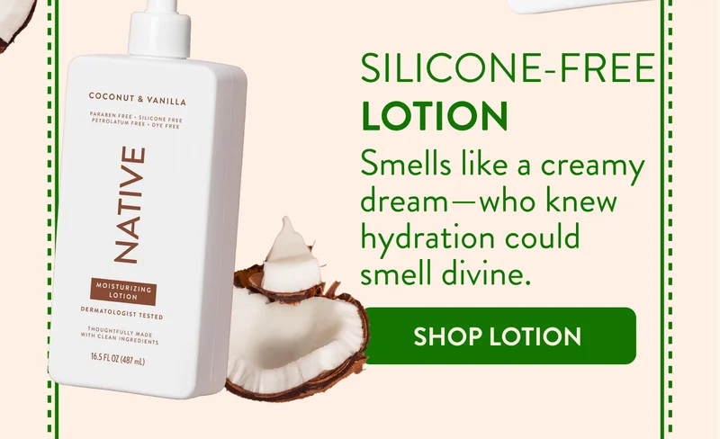 Silicone-free lotion. smells like a creamy dream - who knew hydration could smell divine. Shop lotion