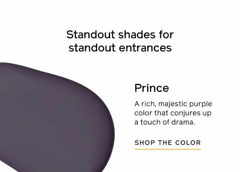 Standout shades for standout entrances. Prince. A rich, majestic purple color that conjures up a touch of drama. SHOP THE COLOR