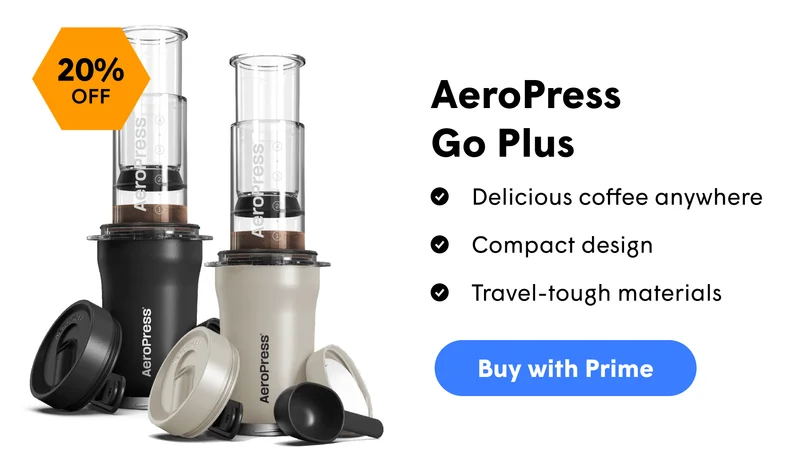 AeroPress  Go Plus Delicious coffee anywhere Compact design  Travel-tough materials [BUY WITH PRIME]