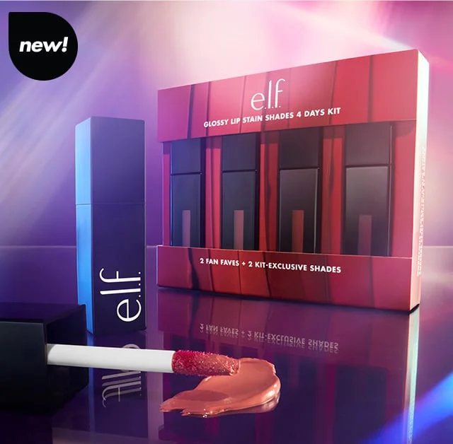 glossy lip stain shades 4 day kit