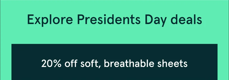 Presidents Day Sale