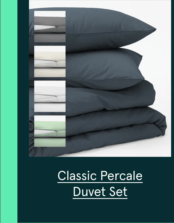 Classic Percale Duvet Set