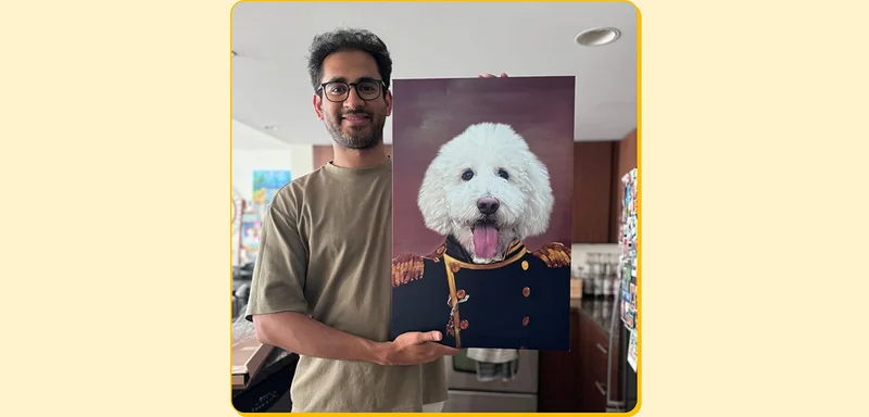 The Admiral Pet Portrait