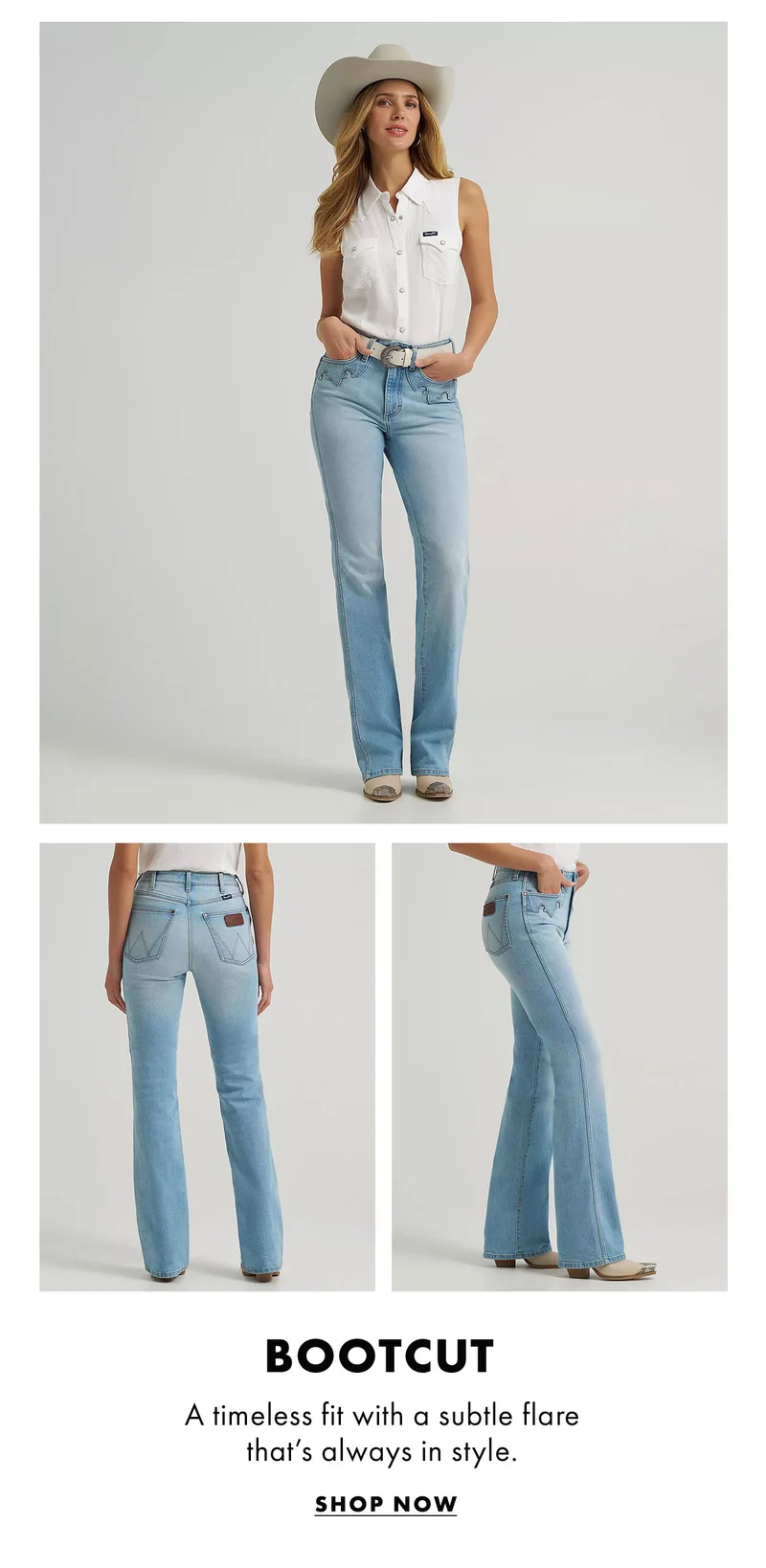 Bootcut a timeless fit with a subtle flare that's always in style. Shop now