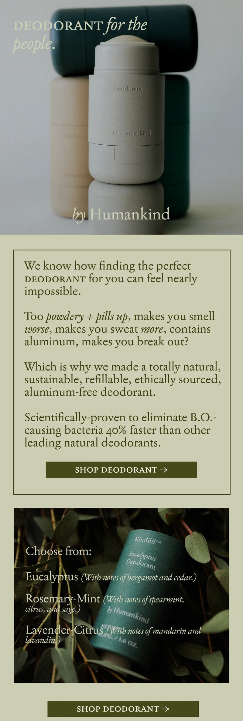 Shop Deodorant