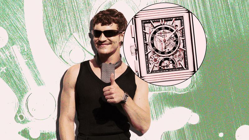 Image may contain: Daniel Sharman, Accessories, Sunglasses, Body Part, Finger, Hand, Person, Wristwatch, Arm, and Adult