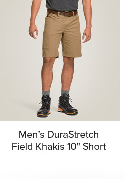 Men’s DuraStretch Field Khakis 10 Short