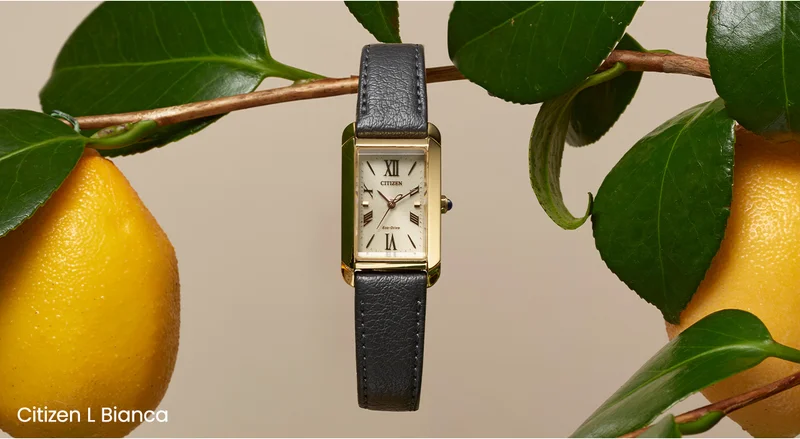 Image of the Citizen L Bianca hanging on a fruit tree