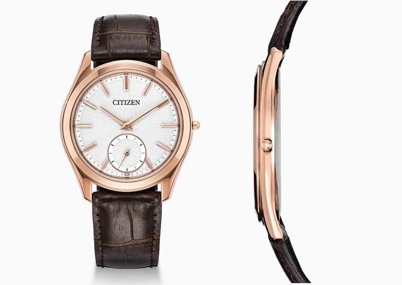 Eco-Drive One White Dial Crocodile Strap