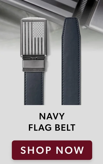 Navy Flag Belt