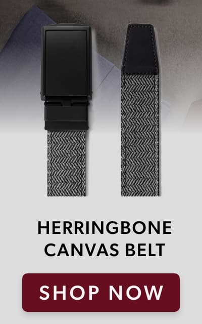 Herringbone Canvas Belt